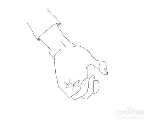 如何画一只手