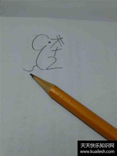 怎么用7 2=9画老鼠的简笔画