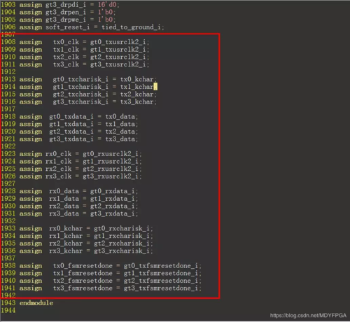 点击"ok"后会弹出一个新的vivado界面,这就是它生成ip核使用的例程