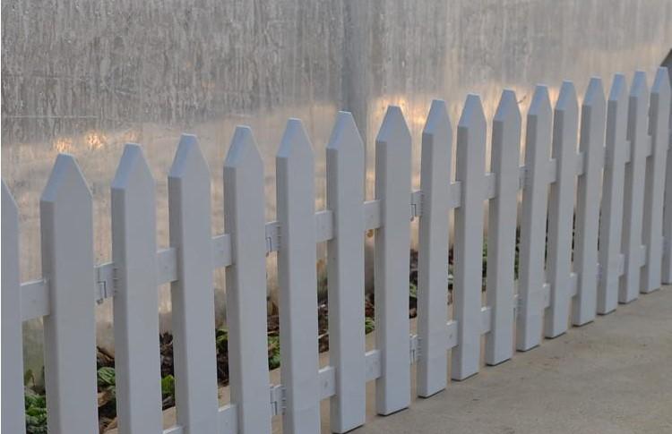 围栏庭院白色塑料栅栏装饰花园花坛幼儿园圣诞围栏栅栏小篱笆围墙