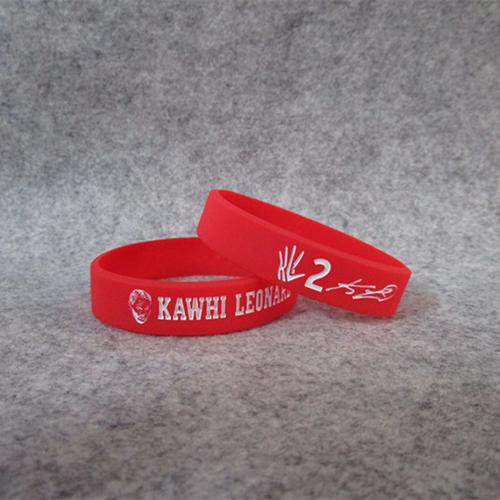 nba猛龙队球星2号伦纳德头像励志手环小卡熔岩迷彩夜光硅胶腕带