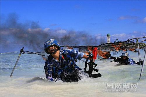 守岛官兵战训生活精彩瞬间(组图)