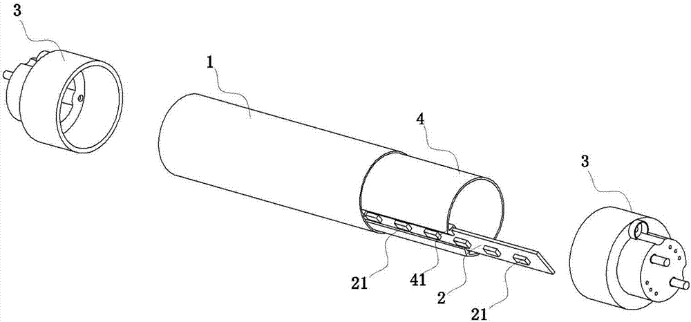 一种日光灯的制作方法