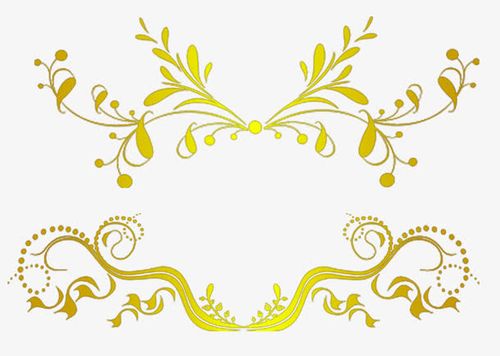 矢量花边纹理素材免抠素材免费下载_觅元素51yuansu.