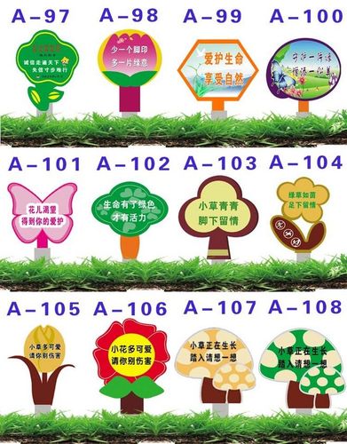 花草树木牌子