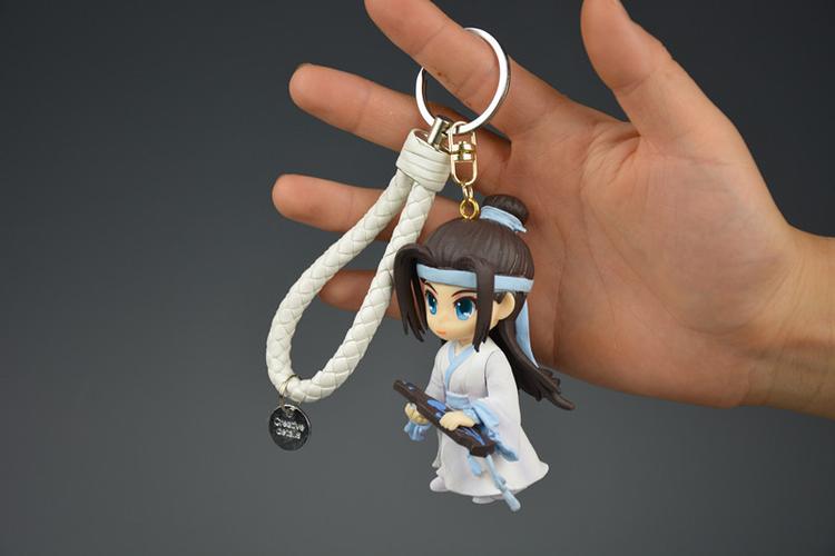 魔道祖师钥匙扣挂件手办模型公仔周边魏无羡蓝忘机摆件动漫周边