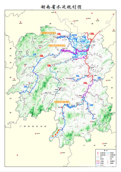 湖南新开工三个水运重大项目涉及湘江沅水澧水