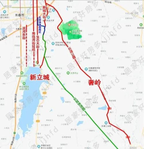 长春市双阳区奢岭利好不断,奢新北线与长双快速路即将