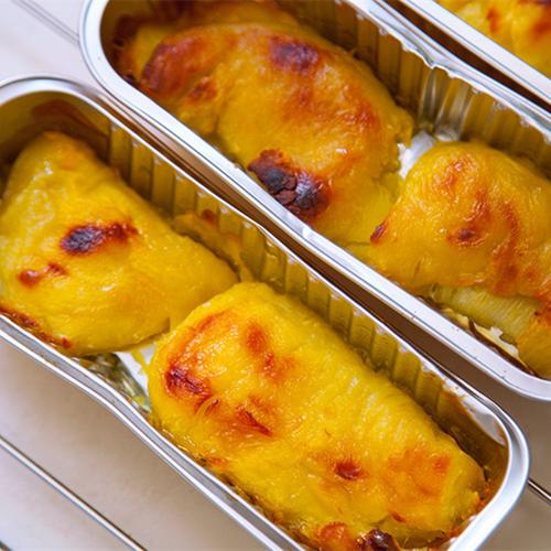 榴莲芝士烘培半成品金枕榴莲果果肉无核冷冻锡纸榴莲