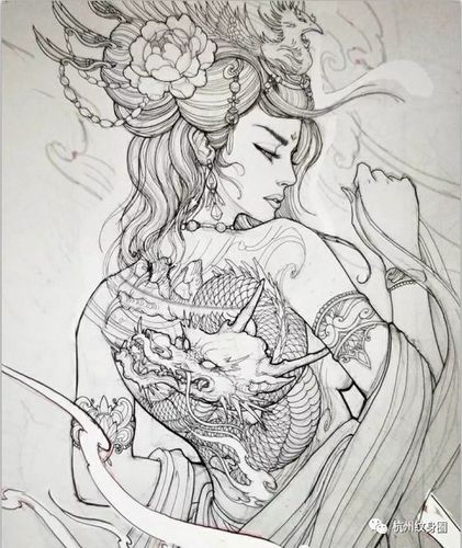 tattoo纹身素材日本艺伎