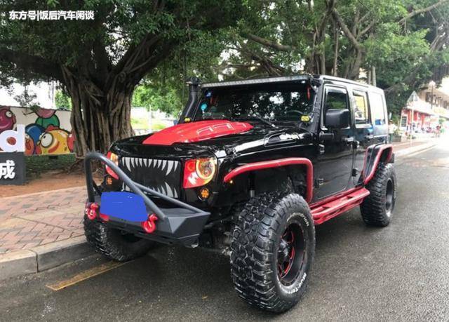 赏析花了20万元改装的吉普牧马人,车主直言这只算小型