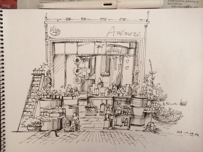 2015年速写练习|空间|建筑设计|白色图腾 - 原创作品