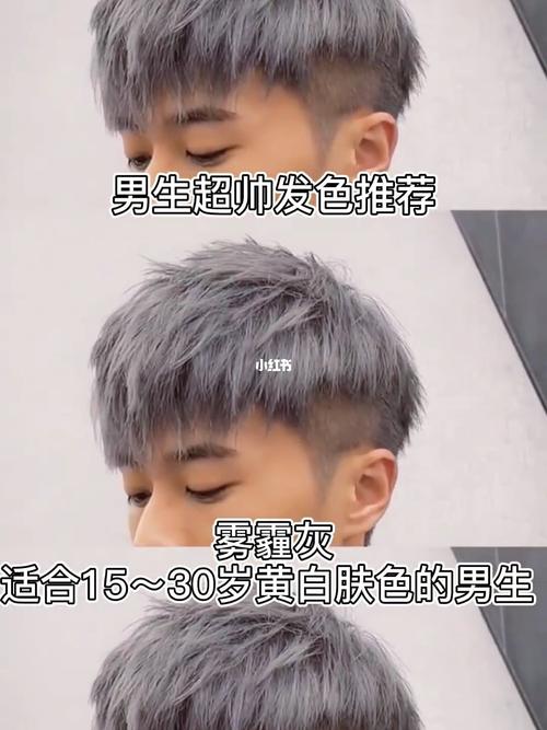 男生雾霾灰发色安利‖这个夏天让自己变潮男_发色_夏天去哪玩_雾霾_潮