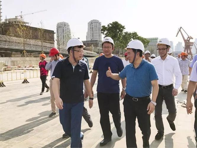 翁祖亮同志调研浦东东岸滨江新增5公里贯通段