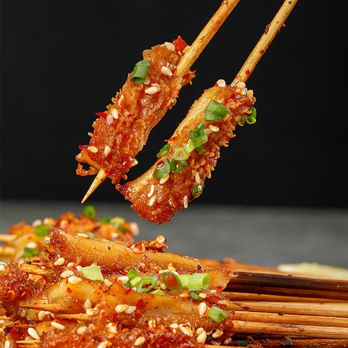 木屋烧烤家用食材毛肚户外半成品香辣牛肚串串香手把串涮锅20串