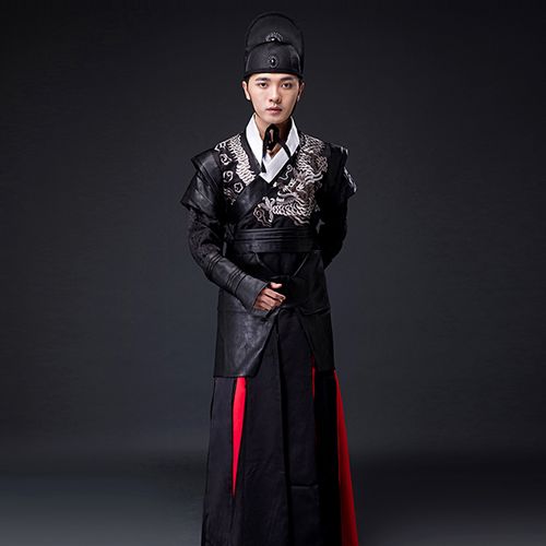 影视古装明朝锦衣卫演出服装飞鱼服武侠侠客绣花侍卫服男官服戏服