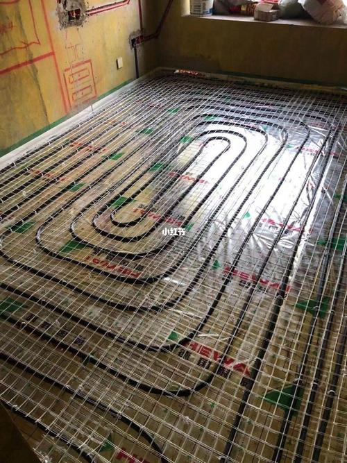 水地暖管道铺设完成图_地暖_家居家装_装修
