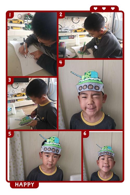 区二小一年级一班创意头饰展