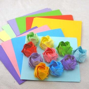 用正方形彩纸折一个贺卡正方形彩纸贺卡