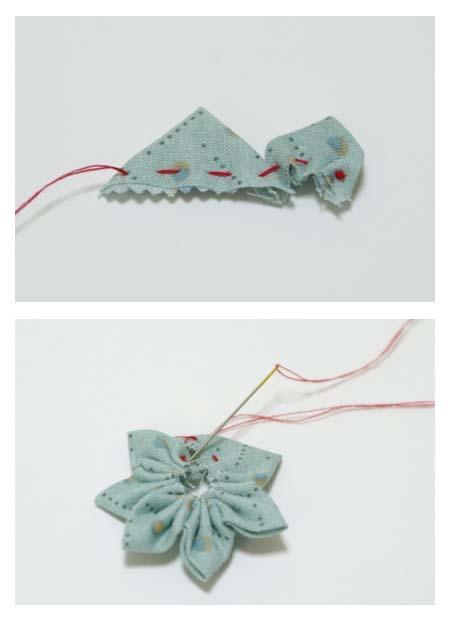 【手工教程】教你制作布艺花发卡