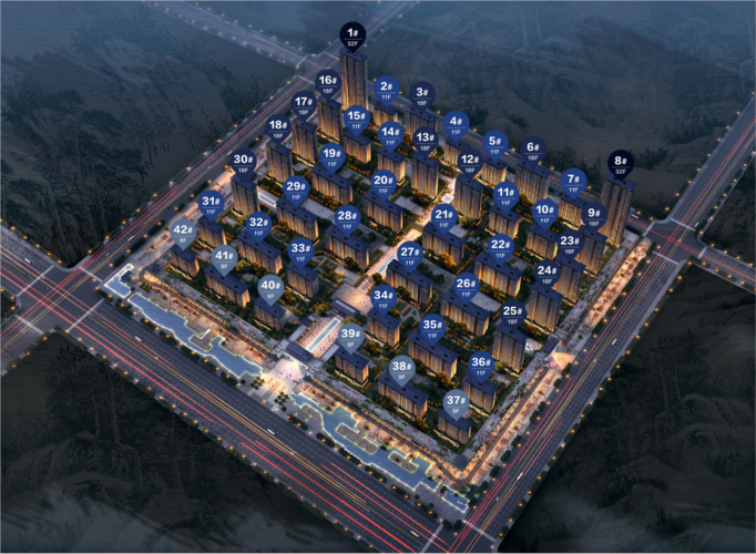 盘锦兴隆台区蓝色康桥n区天玺城效果图6- 吉屋网