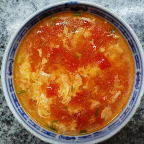西红柿鸡蛋汤,喝一碗热汤,元气满满