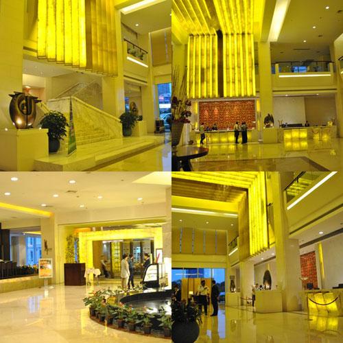 金碧辉煌的台州耀达国际酒店