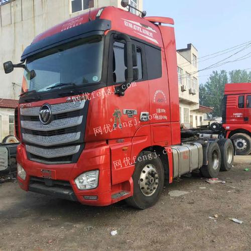 出售福田欧曼est高顶二手牵引车国五半挂车拖头可按揭