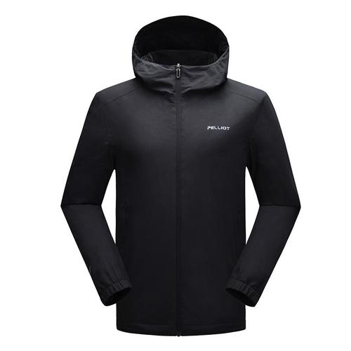 伯希和户外单层冲锋衣男春秋旅行外套防水防风薄款保暖运动登山服