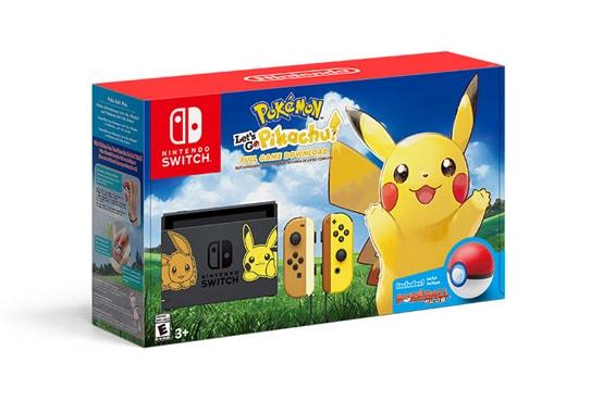 nintendo switch pokemon: let"s go 主机套装, pikachu!