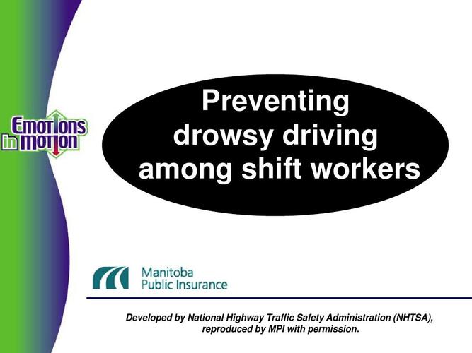 drowsy drivingppt