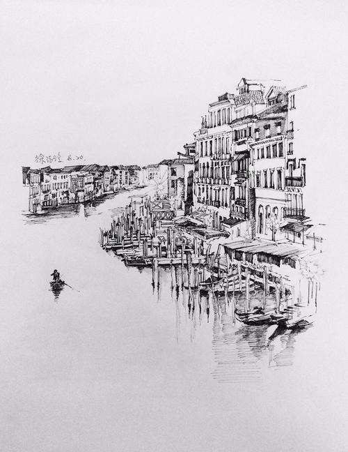风景速写(威尼斯的夜)