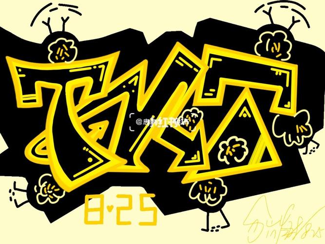 朋友要的七夕偶像应援涂鸦 tnt_涂鸦_七夕去哪玩_涂鸦