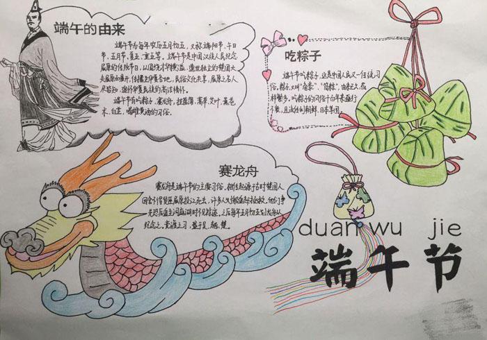 2019年端午节手抄报图片大全(2)