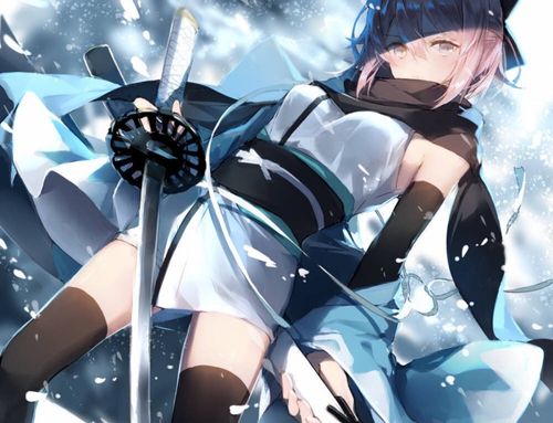 【彼时正当绝代风华】动漫插画 樱saber 冲田总司 高清