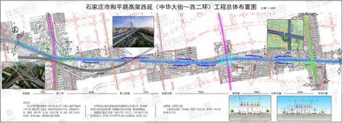 石家庄和平路高架西延方案公示 工程规划图曝光