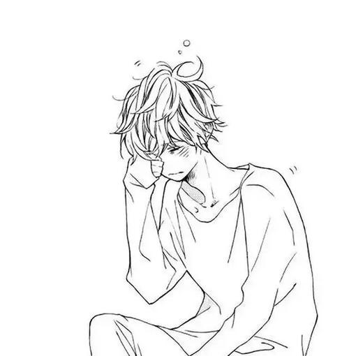 动漫男生头像#白色系