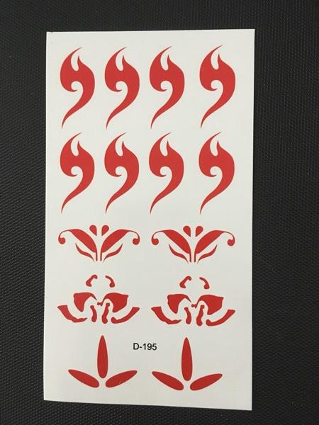 19包邮三生三世白凤九同款凤尾花额贴眉心贴汉服古装防水贴纸花钿