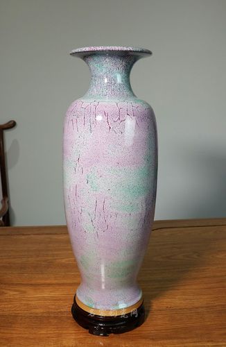 观音瓶 中国陶瓷设计艺术大师邢亚龙精品观音瓶 钧瓷观音瓶价格【名窑