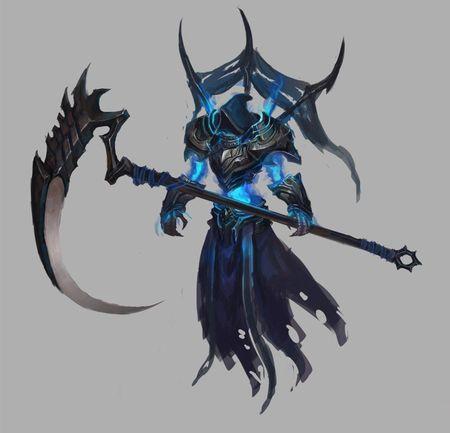 拿镰刀的死神高清图片(求无水印)