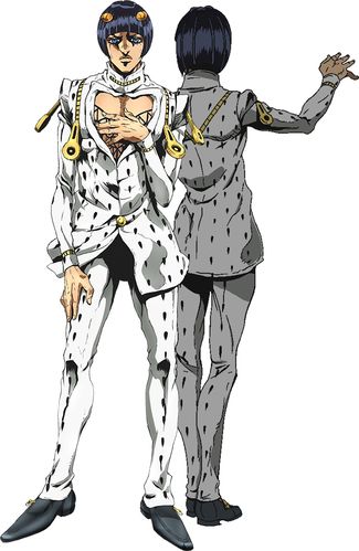 《jojo的奇妙冒险 黄金之风》护卫队(主角团)官网人设图(含替身)