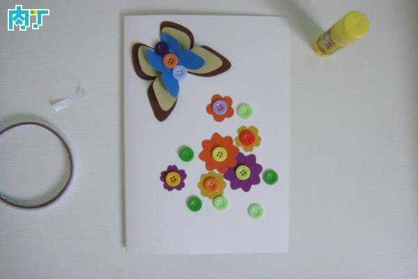 教你用彩纸制作漂亮的儿童手工diy贺卡的详细方法