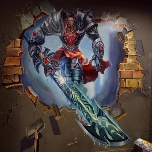 地画画幼儿园餐厅彩绘 3d 上海文化墙墙绘上门手绘定制壁画壁纸涂鸦