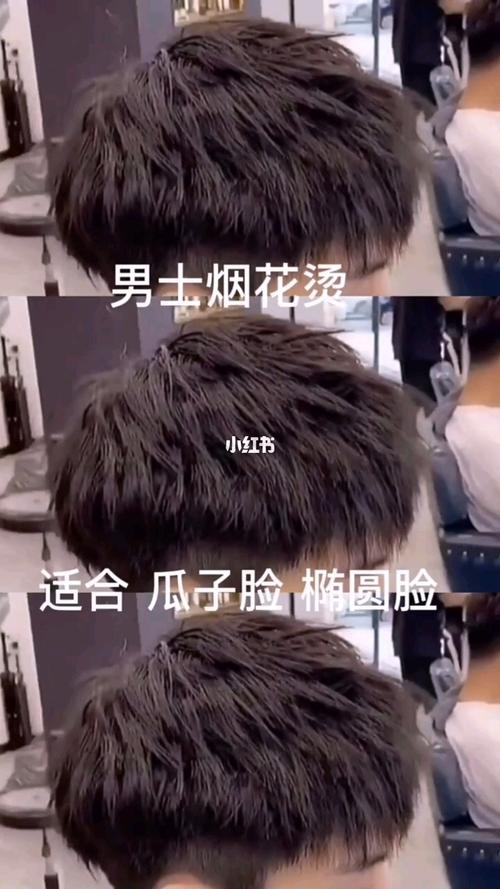 男士烟花烫适合方脸 长脸鹅蛋脸的男生_烟花_男士发型