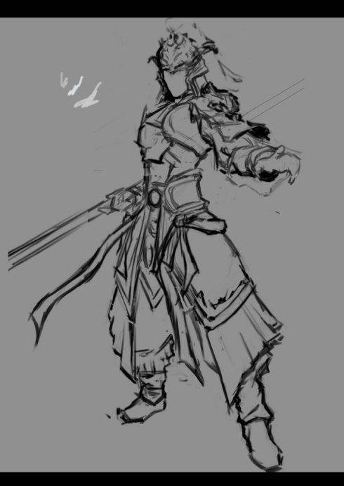 赵云儿童简笔画图片