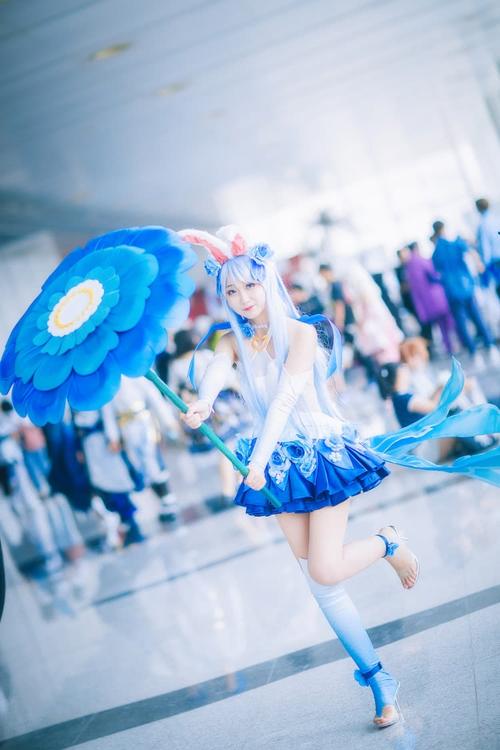 王者荣耀公孙离cosplay青岛动漫游戏嘉年华漫展现场照
