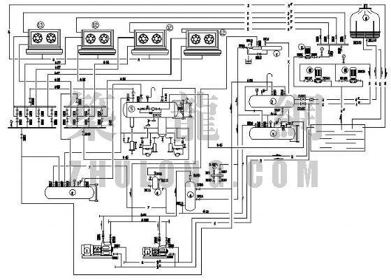 氨制冷系统原理图