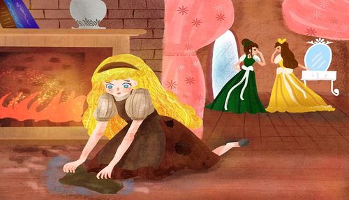 王子举行舞会,邀请全城的女孩出席,但继母与两位姐姐却不让灰姑娘出席