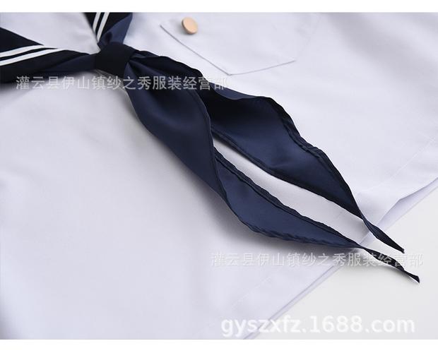 领巾二本jk制服基础款正统水手服不良夏服jk学院风套装中间服长裙