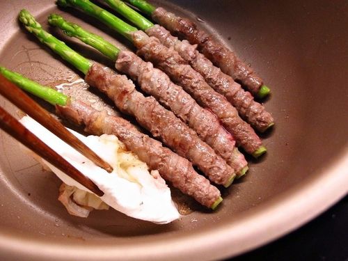 芦笋牛肉卷